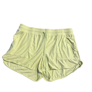 Athletic Works Women's Lime Green drawstring Athletic Shorts